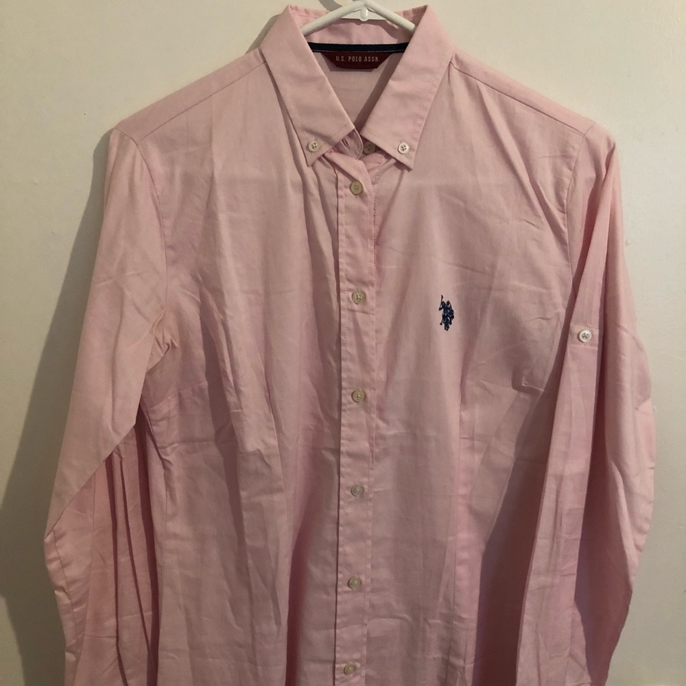 U.S. POLI ASSN. Pink Button Down Shirt
